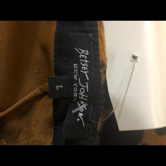 Betsey Johnson vintage leopard print skirt size L - Picture 3 of 3